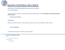 Tablet Screenshot of cbc.bcentral.cl